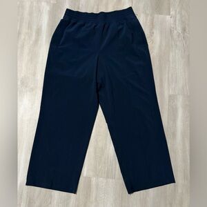 Lululemon Align Wide Leg Crop Pants Navy Blue Size 6 Athleisure